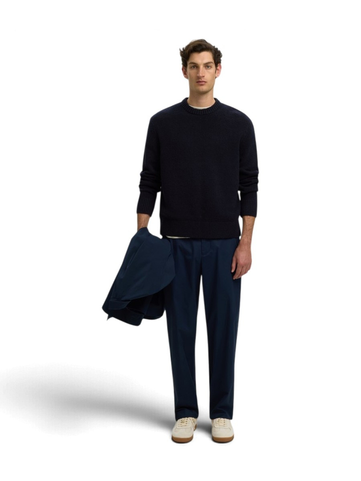 Blauwe casual trui Selected 