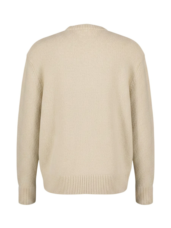 Beige katoenen trui Selected