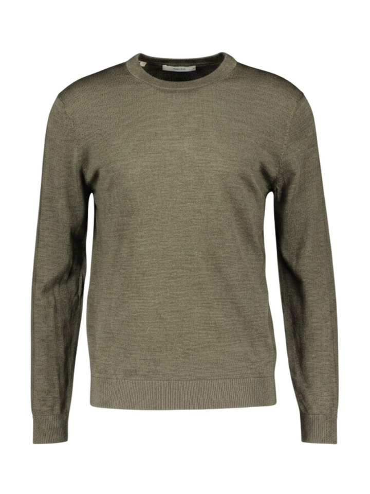 Forest night groene pull met merinowol Selected