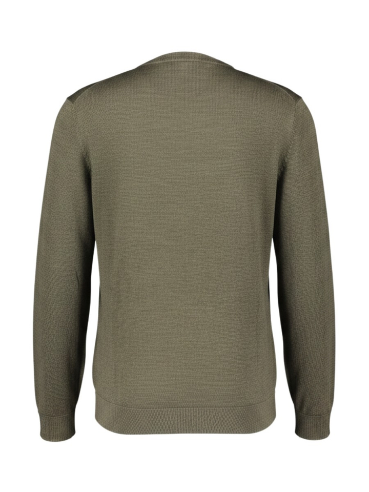 Forest night groene pull met merinowol Selected