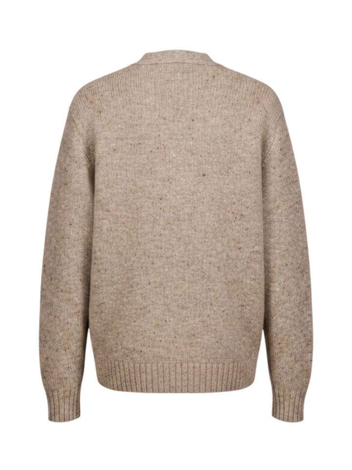 Beige wollen gilet Selected