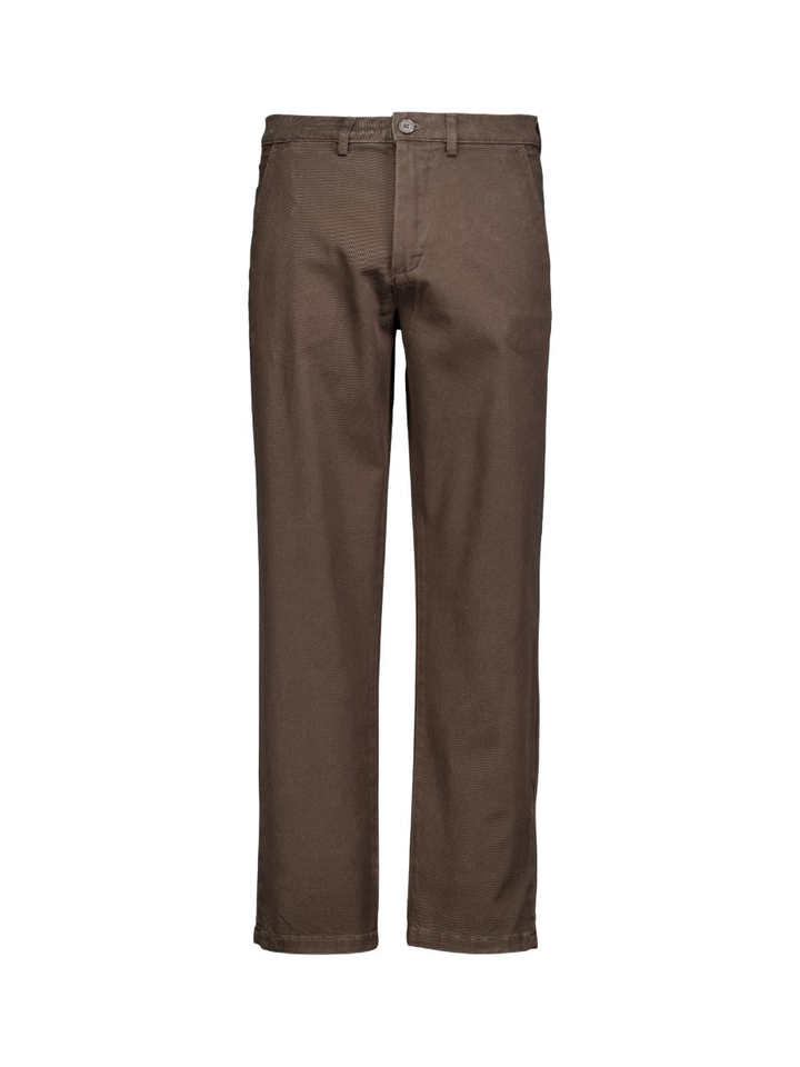 Donkerbruine geklede broek Selected