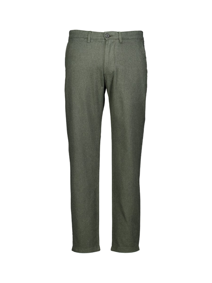 Forest groene katoenen broek Selected 