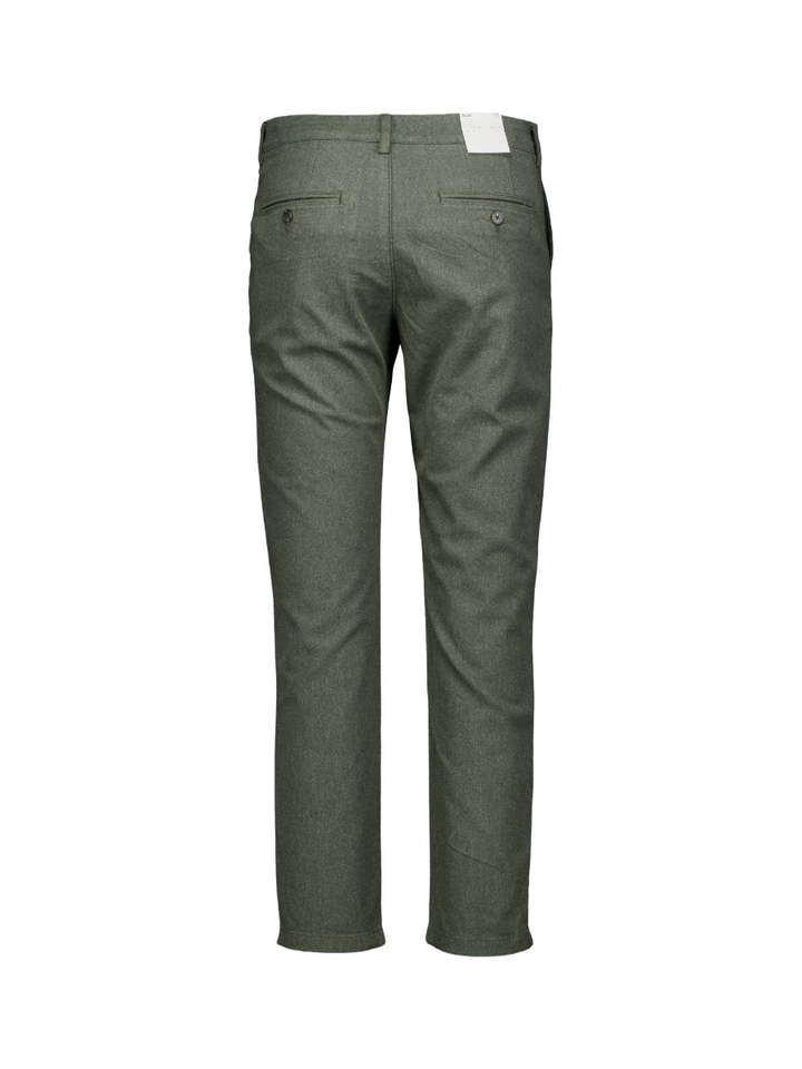 Forest groene katoenen broek Selected 