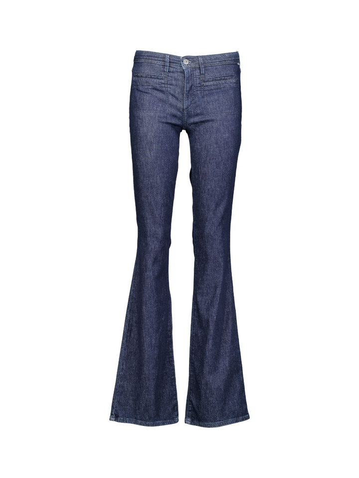 Donkerblauwe slim flared jeans Brax