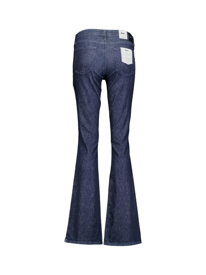 Donkerblauwe slim flared jeans Brax
