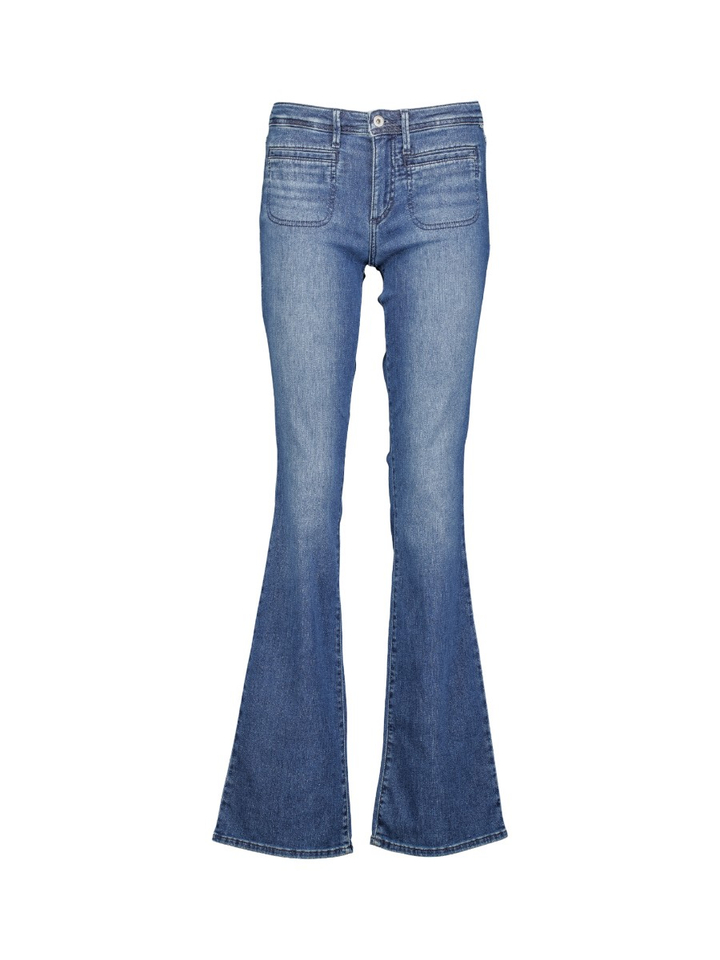 Blauwe slim flared jeans Brax