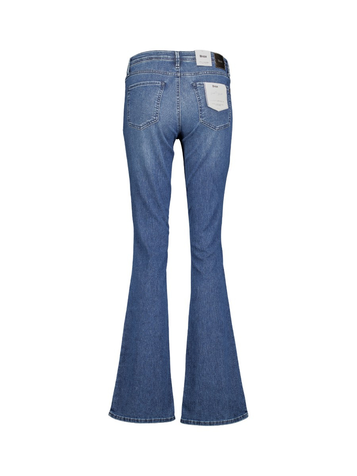 Blauwe slim flared jeans Brax