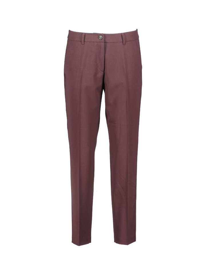 Bordeaux regular fit broek met bandplooien Brax