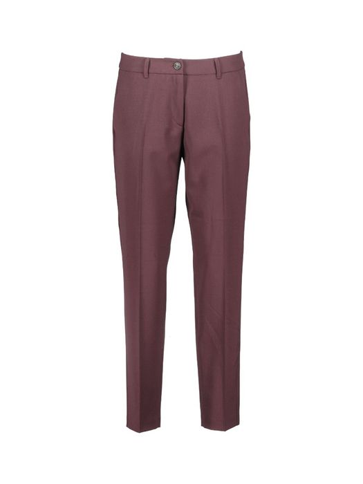 Bordeaux regular fit broek met bandplooien Brax