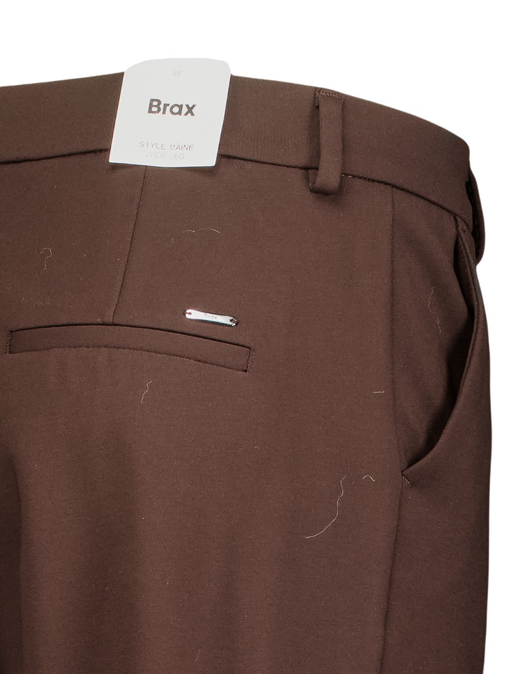 Bruine geklede broek Style Brax 