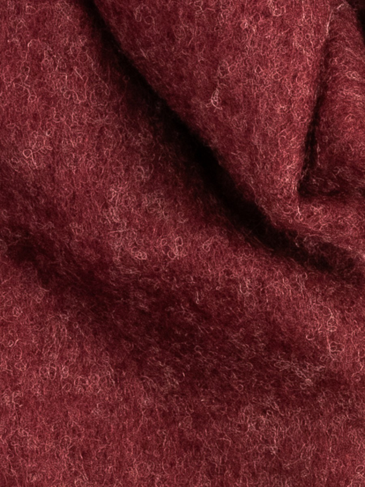 Cherry rode sjaal met franjes American Vintage