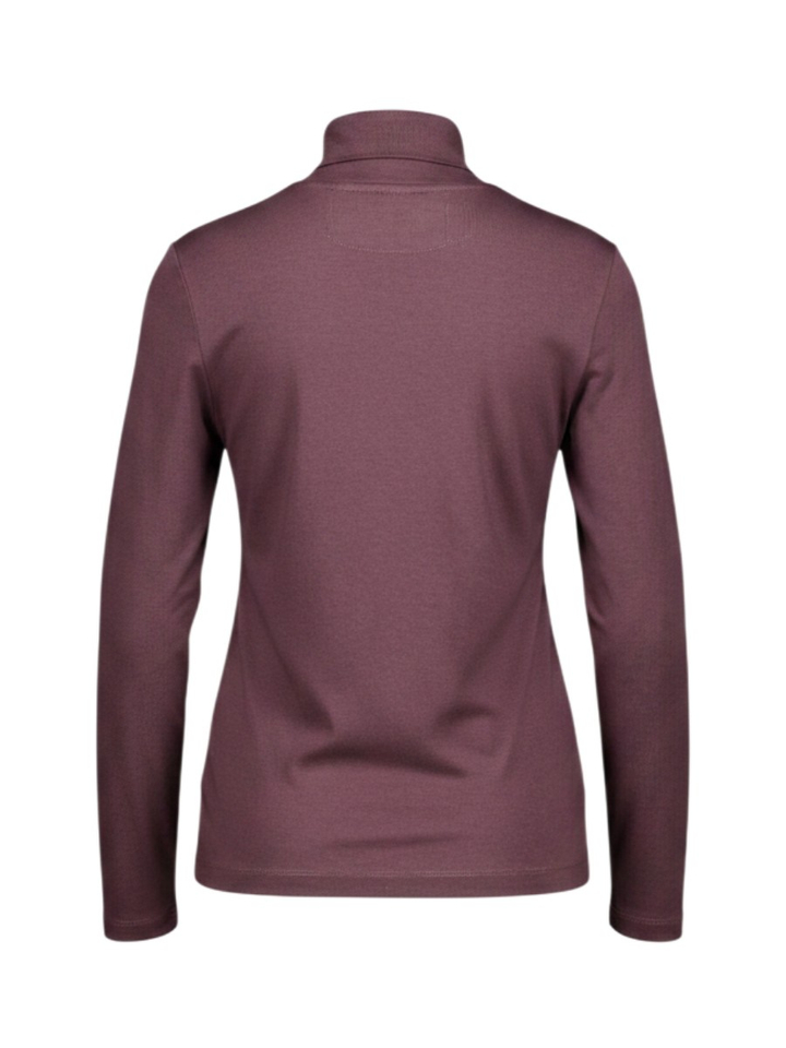 Blackberry violet longsleeve met rolkraag Brax 
