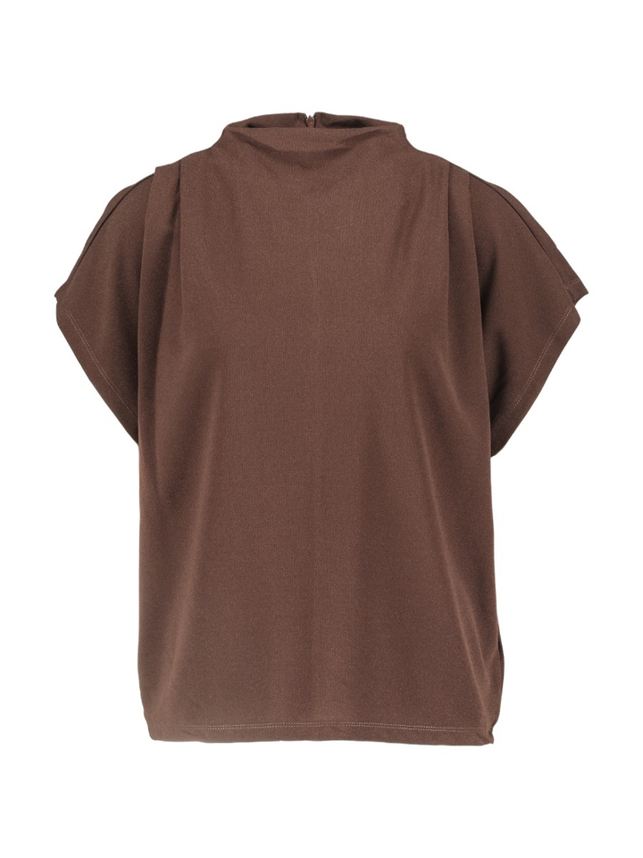 Bruine casual t-shirt Vimerlano Fun Vila