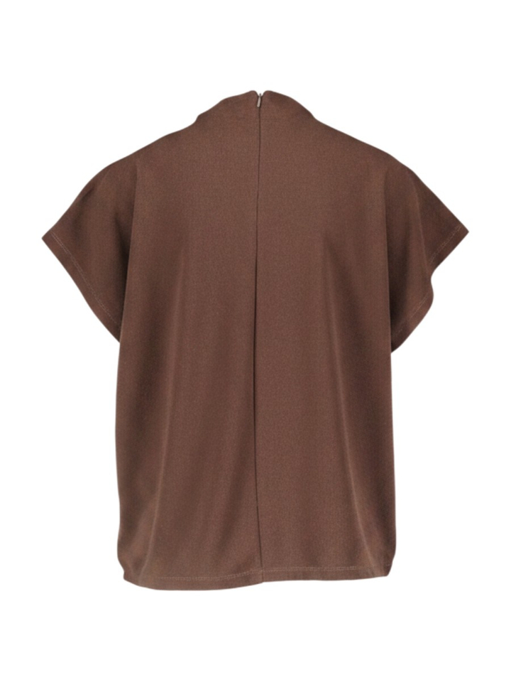 Bruine casual t-shirt Vimerlano Fun Vila