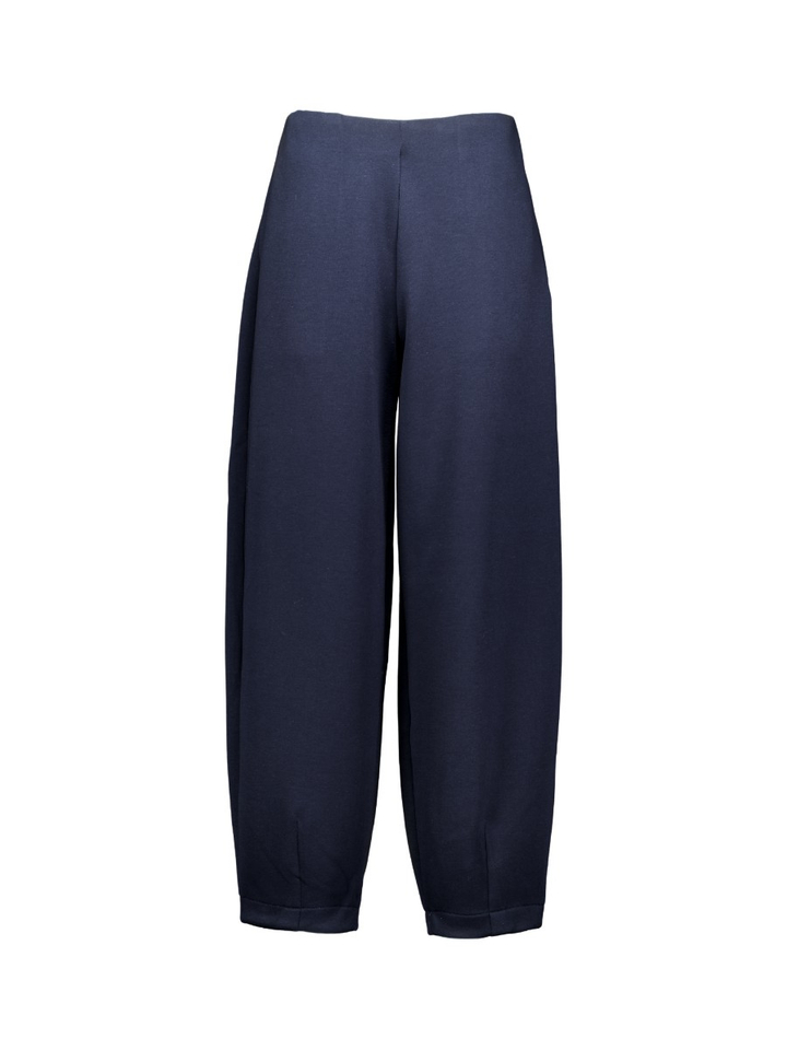 Navy blue sweat pants met elastische tailleband Vila