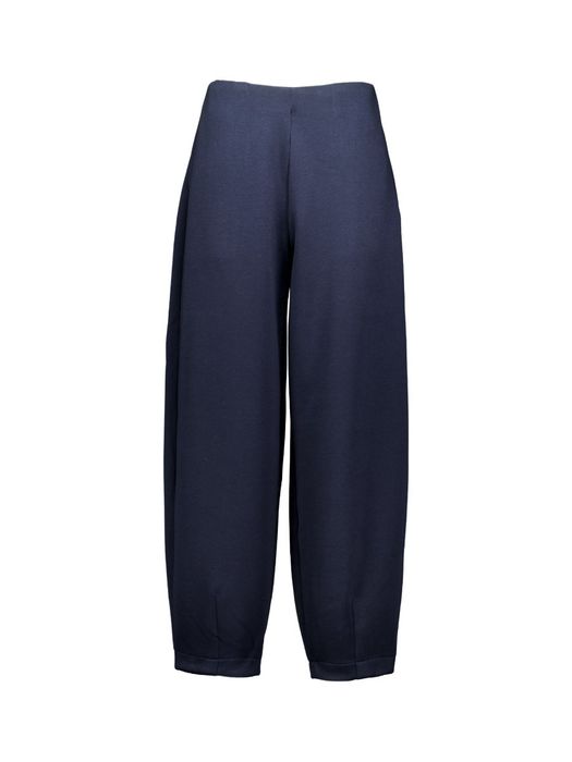 Navy blue sweat pants met elastische tailleband Vila