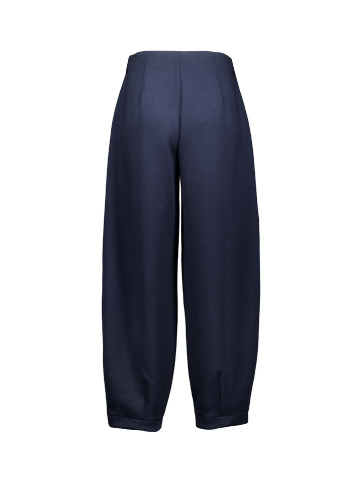Navy blue sweat pants met elastische tailleband Vila