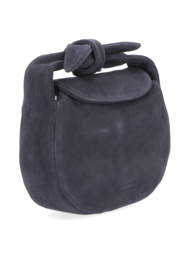 Navy suede handtas Coco Croissant O My Bag 