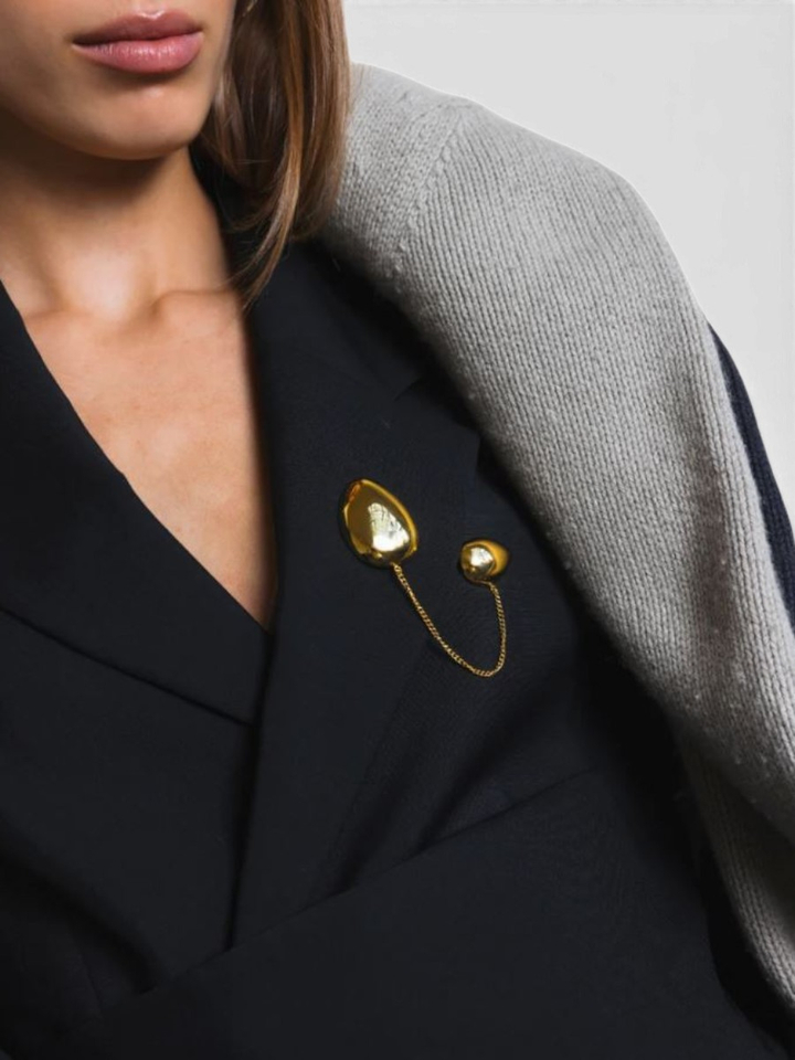 Gouden pin MIEKE Pin People