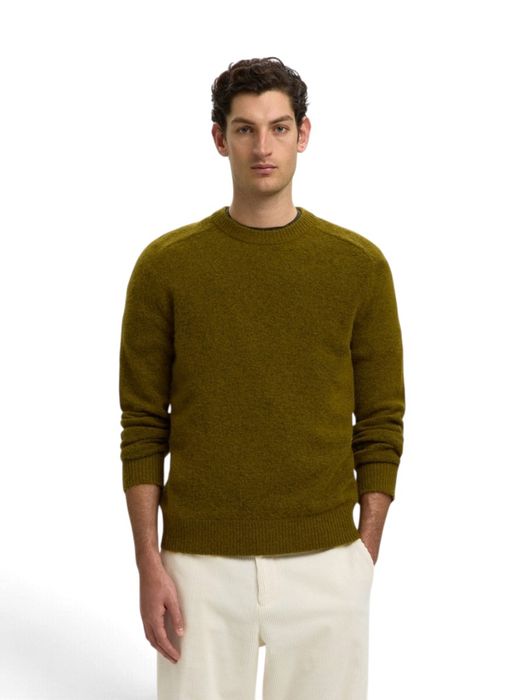 Groene casual trui Rai Selected