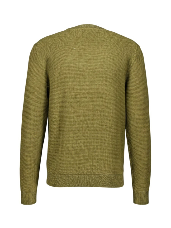 Groene katoenen trui structuur Ross Selected