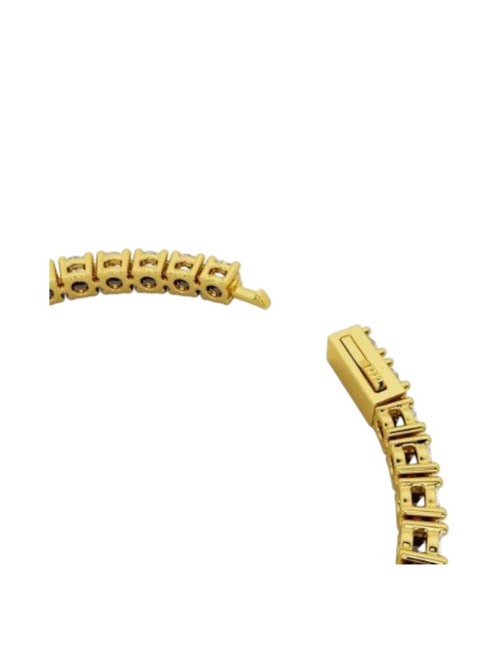 Goudkleurige armband Tennis 4MM Billion Avenue