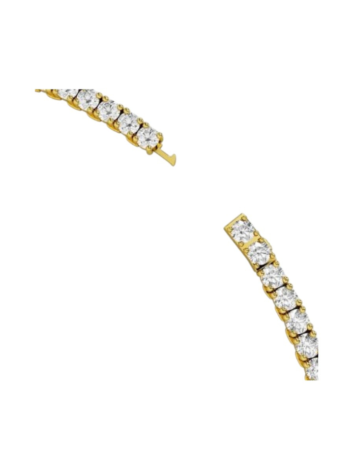 Gouden ketting Tennis 4MM Billion Avenue 