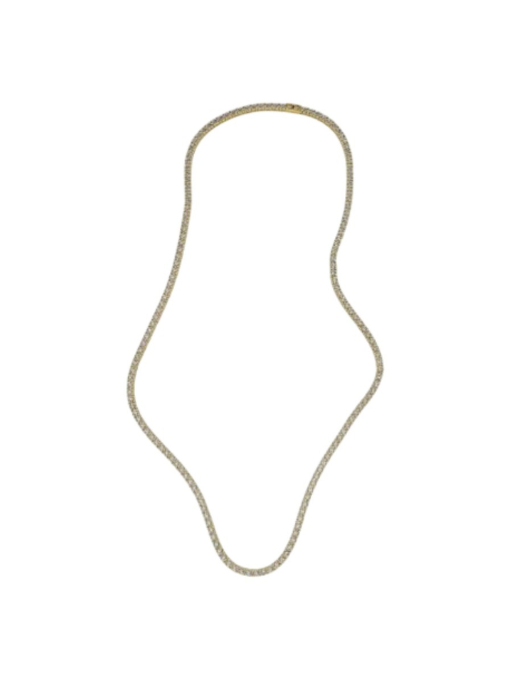 Gouden ketting Tennis 3MM Billion Avenue 