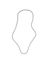 Zilveren ketting Tennis 3MM Billion Avenue 