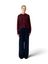 Bordeaux gilet met knopen Johi Y.A.S