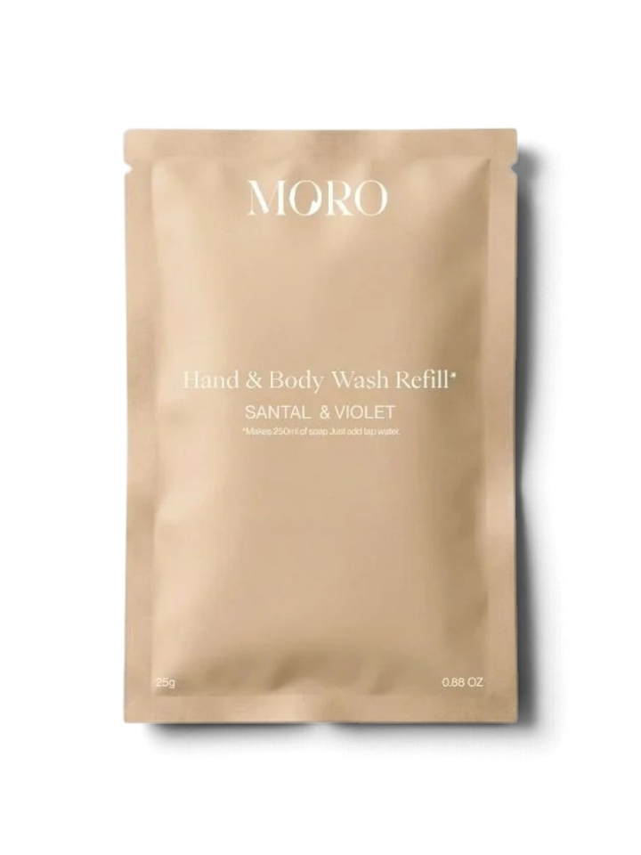 Santal-Violet 2x refill hand&body wash Moro