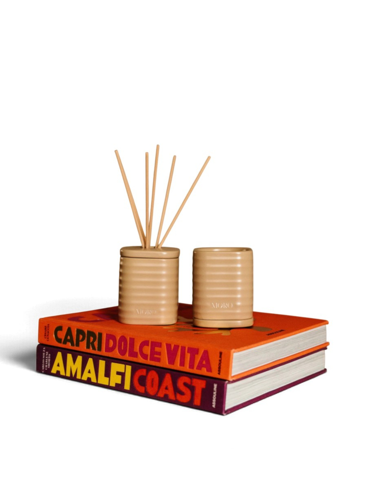 Santal-Violete refillable candle Moro