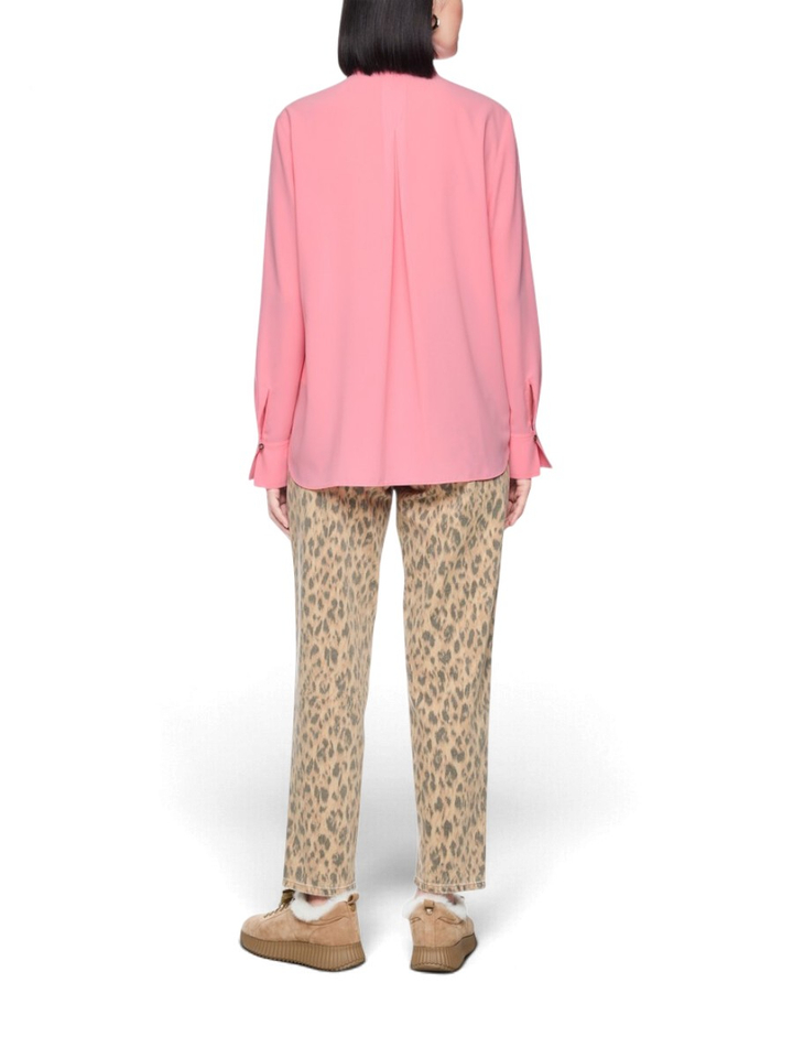 Roze blouse met kraag Marccain
