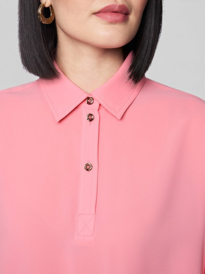 Roze blouse met kraag Marccain