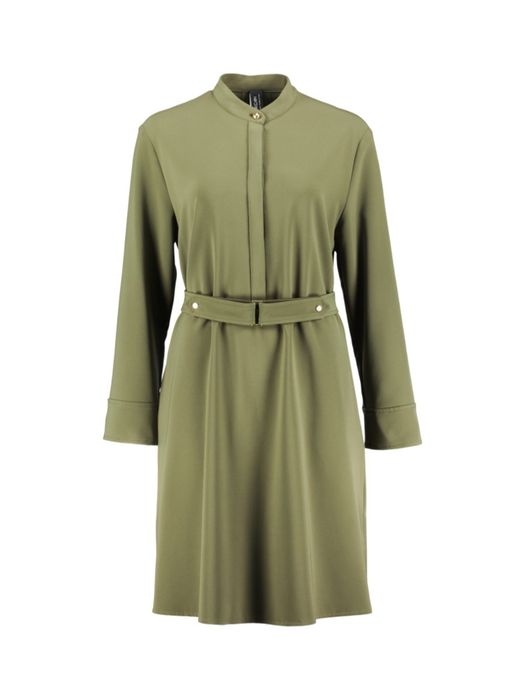 Groene jurk met riem Marccain