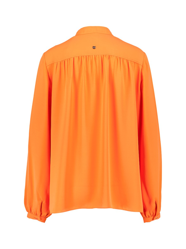 Oranje bloes lange mouwen Marccain