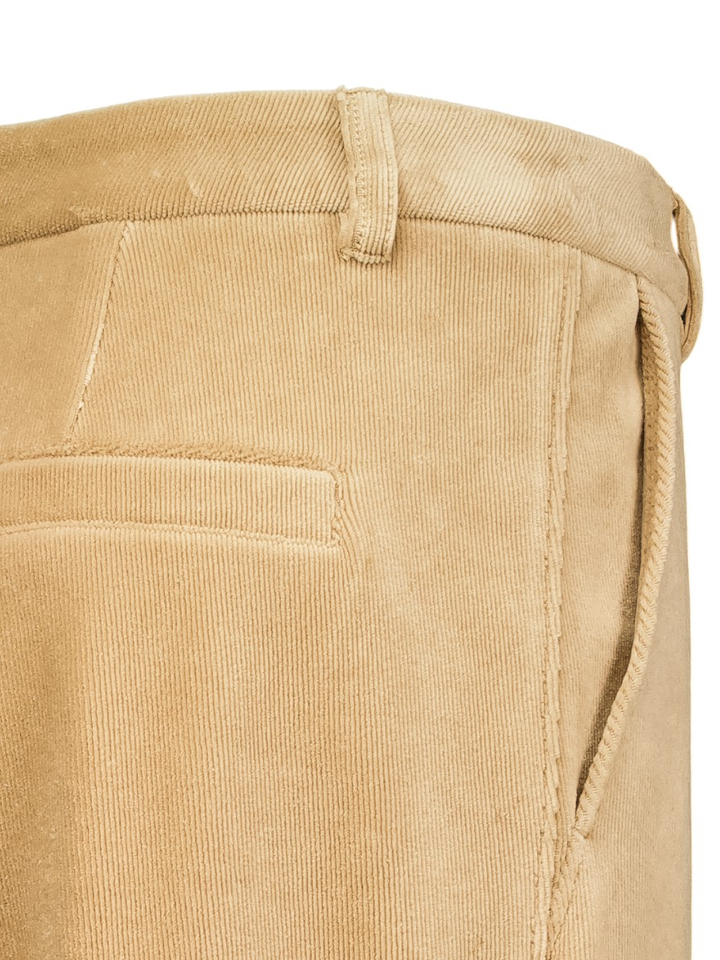 Beige broek van fijn corduroy Marccain