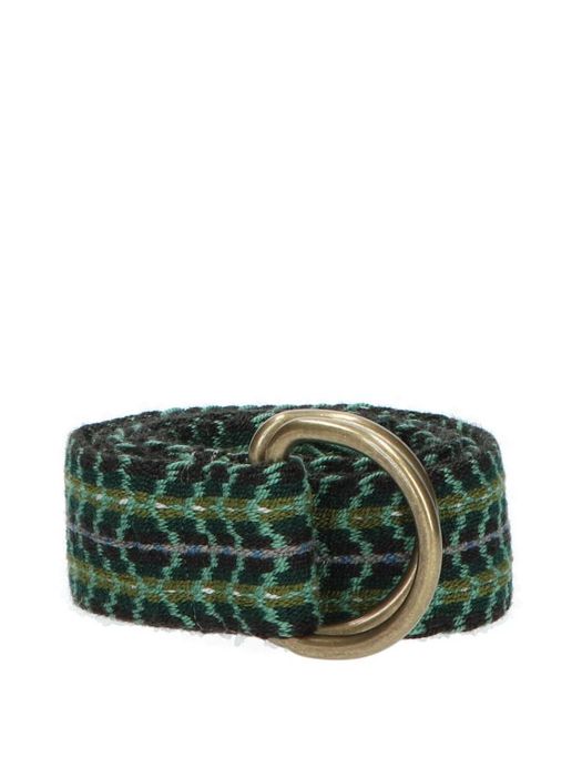 Mukticolor riem met patroon Guanabana