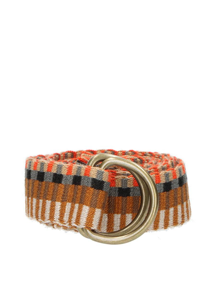 Multicolor riem met patroon Guanabana