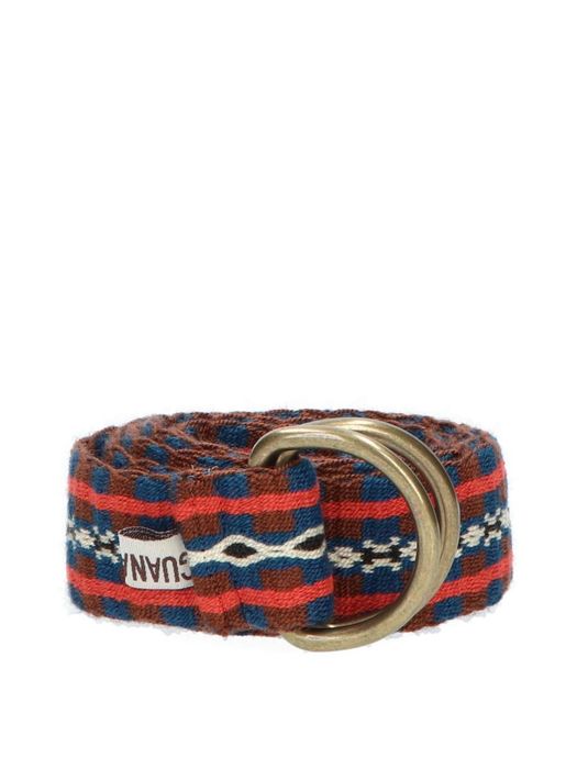 Multi-color riem met patroon Guanabana