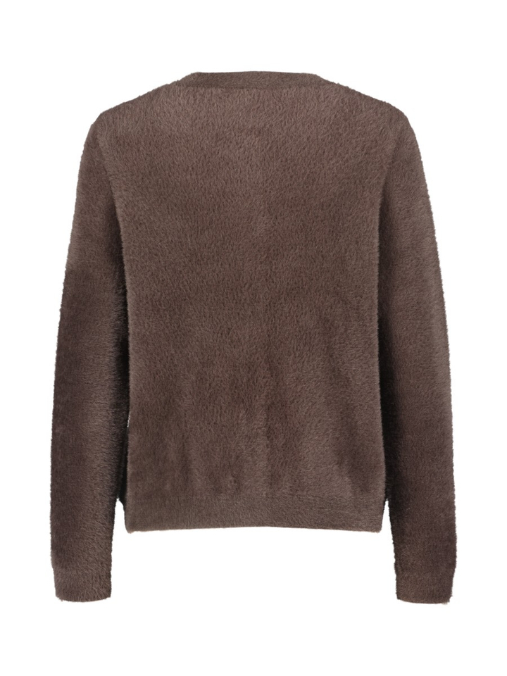 Bruine gilet met knopen Brax