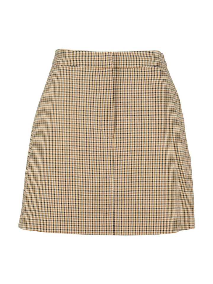 Beige geruite rok Elara Selected Women 