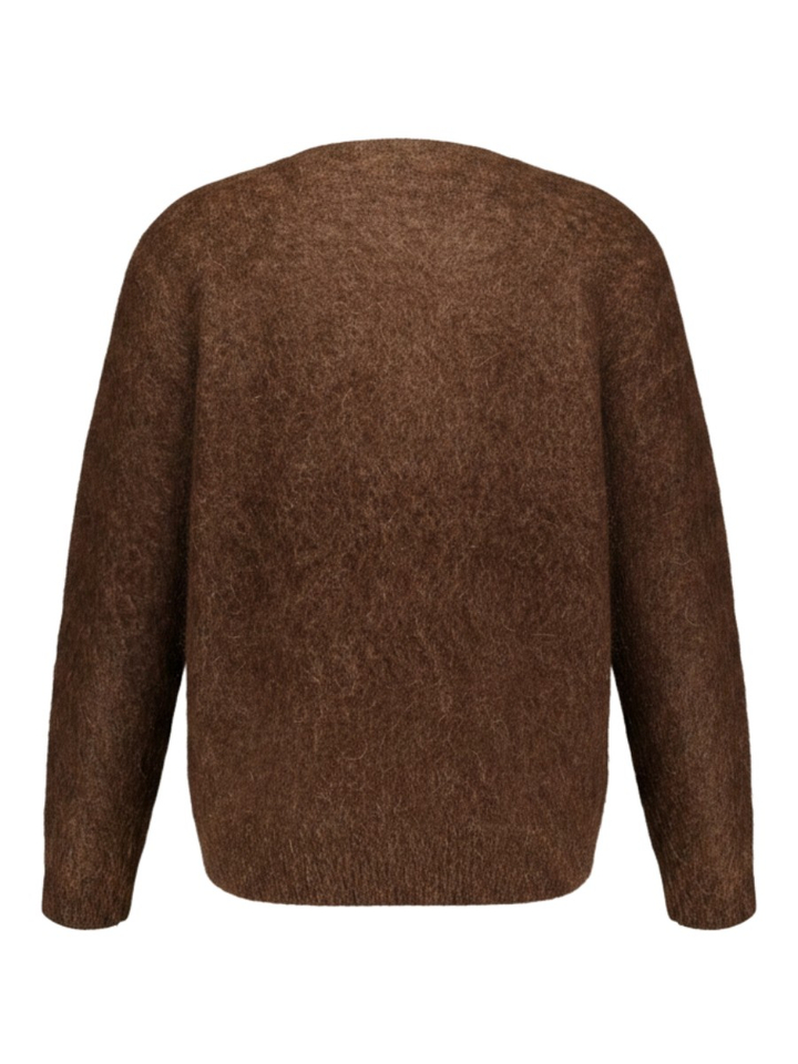 Bruine gebreide gilet Selected