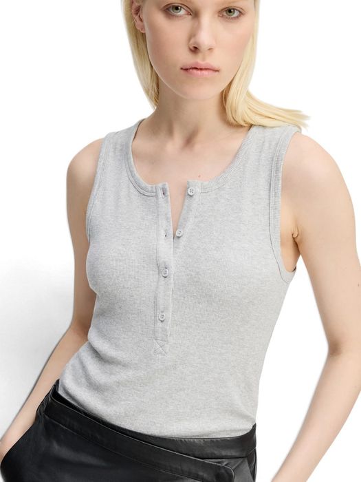 Grijze top met knoopdetail Boma Munthe