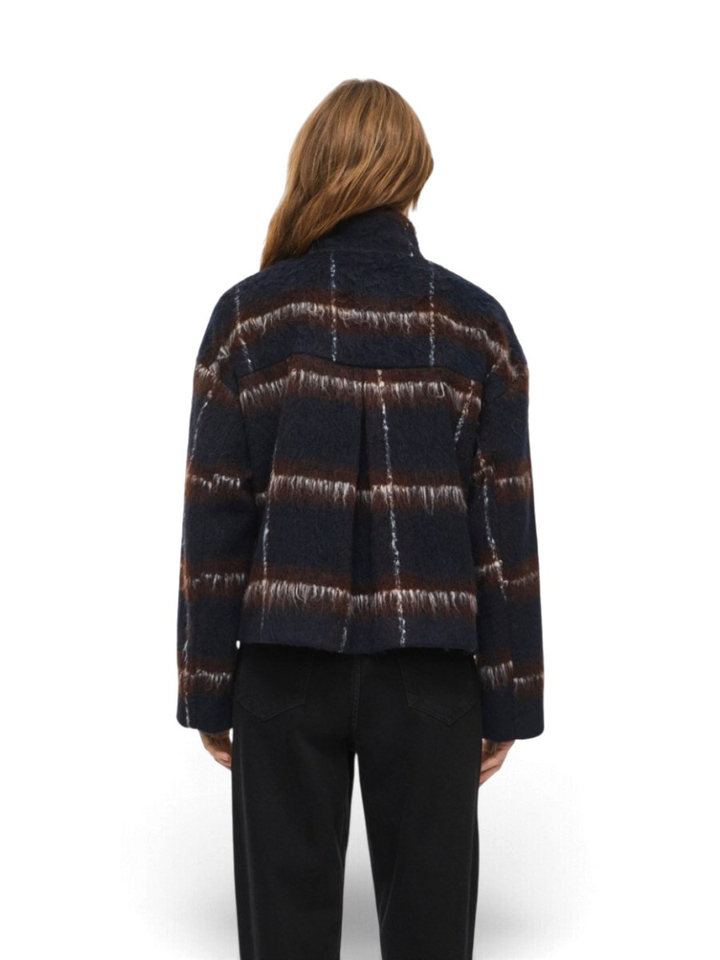 Bruine vest in ruit motief Cimelon Vila