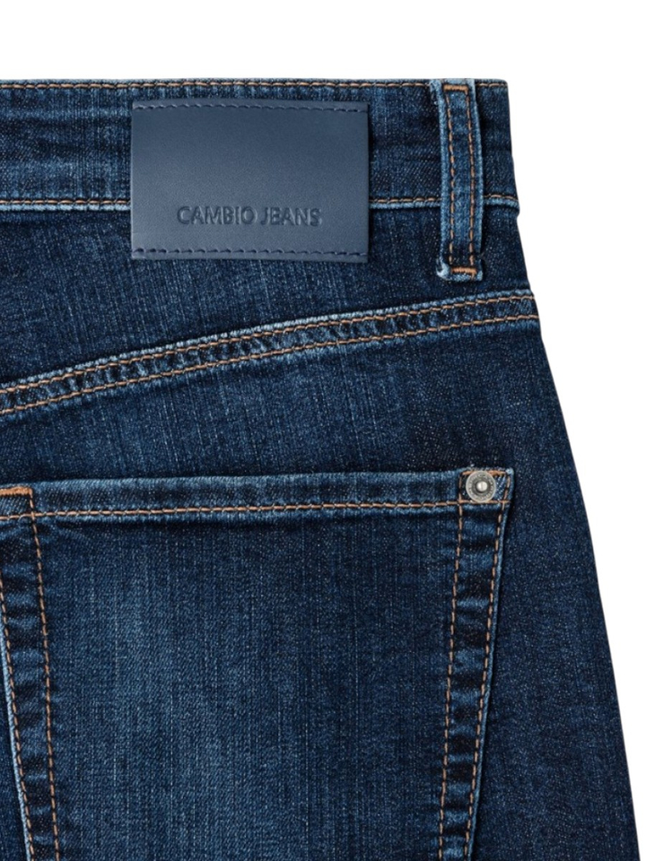 Donkerblauwe balloon jeans Elin Cambio 
