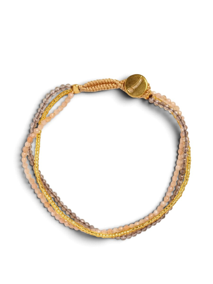 Roze armband met verschillende parels Ibu Jewels