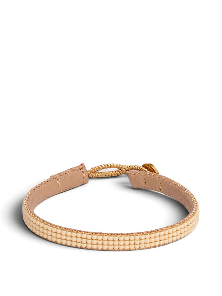 Beige fijne armband met parels Antique beige Ibu Jewels