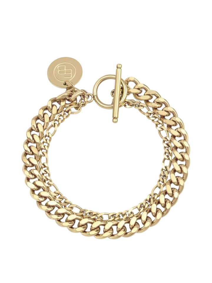 Gouden schakelarmband Ellen Beekmans